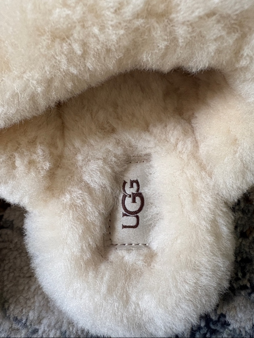 UGG Chestnut Sheepskin Lined Slippers - Picture 7 of 8